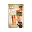 RECOMPENSE PENTRU CAINI FLAMINGO SNACK HAPKI STRIPS PUI SI PESTE 85GR