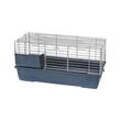 CUSCA IEPURI MPS BALDO 80 FLAT CHROME/DARK BLUE 78.5x44.5x39(h)cm