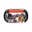 CASTRON DUBLU ANTIDERAPANT DIN INOX PENTRU CAINI FLAMINGO GRAFA DARK GREY 2x220ML