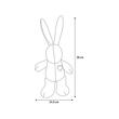 FLAMINGO JUCARIE PENTRU CAINI IEPURE FASHION ROZ 24x8.5x40CM
