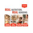 WANPY RECOMPENSE PENTRU PISICI STERILIZATE SNACK CREMA CU CURCAN & MERISOARE DISPLAY (12 PACHETE X 5 PLICULETE X 14 G)