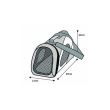 GEANTA TRANSPORT CAINI&PISICI FLAMINGO BLUE S 39X21X23/31387