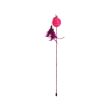 JUCARIE PENTRU PISICI FLAMINGO UNDITA CU MINGE SI CLOPOTEL 42CM