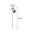 JUCARIE PENTRU PISICI FLAMINGO UNDITA CU MINGE SI CLOPOTEL 42CM