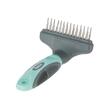 TESALA DUBLA DESCALCIRE PAR PENTRU CAINI KERBL TURQUOISE/GREY 15x9CM 