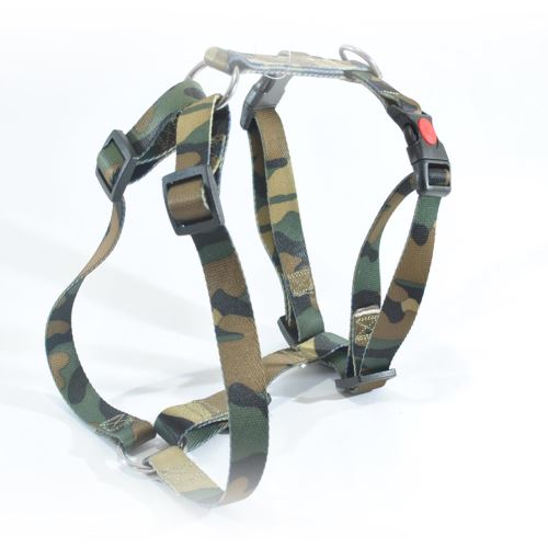 HAM PENTRU CAINI 3X AJUSTABIL NYLON MOL CAMUFLAJ CLICK 20MM*40-70CM/26001.200707