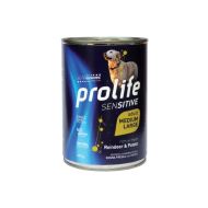 HRANA UMEDA PENTRU CAINI PREMIUM PROLIFE DOG ADULT MEDIUM/LARGE SENSITIVE REN &CARTOF CONSERVA 400G