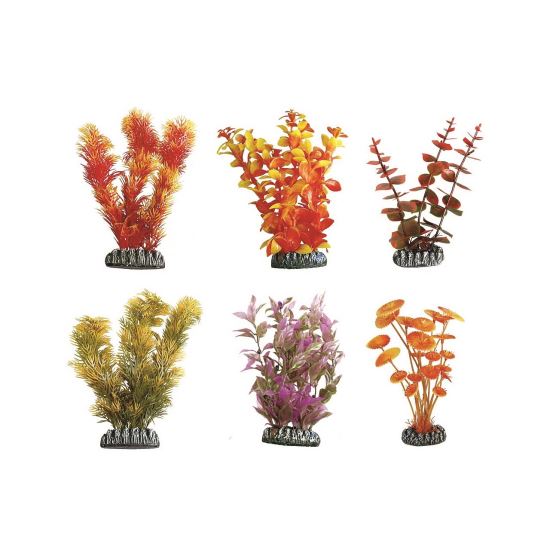 DECOR PENTRU ACVARIU PLANTA CUBA S MULTICOLOR FLAMINGO 9.2x3.8x9.5CM