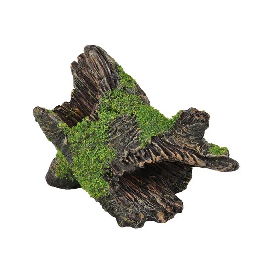 DECOR PENTRU ACVARIU MOZA TRUNCHI DE COPAC MIC FLAMINGO 11x7x9CM