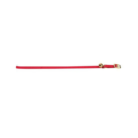ZGARDA PENTRU PISICI FLAMINGO ELASTIC RED CU CLOPOTEL 34CMx10MM