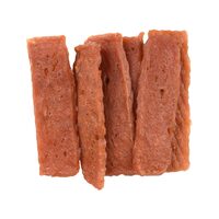 RECOMPENSE PENTRU CAINI FLAMINGO SNACK HAPKI STRIPS CU IEPURE 85G