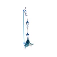 JUCARIE PENTRU PISICI FLAMINGO UNDITA CU 3 PESTI 45CM