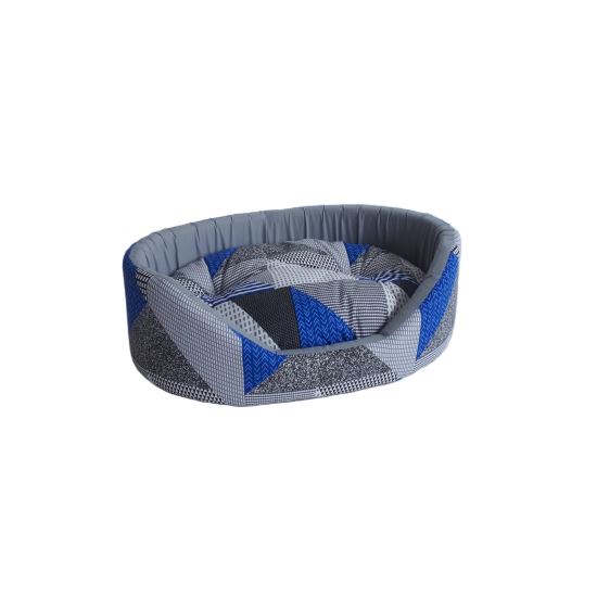 CULCUS TEXTIL PENTRU CAINI SI PISICI TAURUS 2 BLUE-GREY 38X54X18/60002893