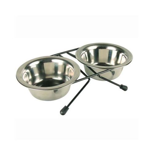 CASTRON INOX CU SUPORT MOL 2BUC 0.20L PENTRU CAINI