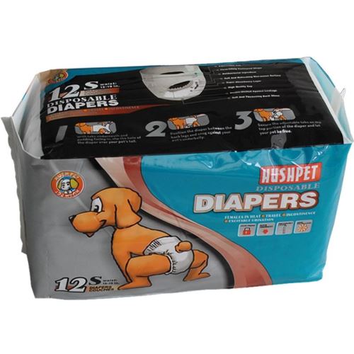 SCUTECE/DIAPERS CATEI S (4-7KG/33-48CM) HUSHPET (12BUC/PCH)