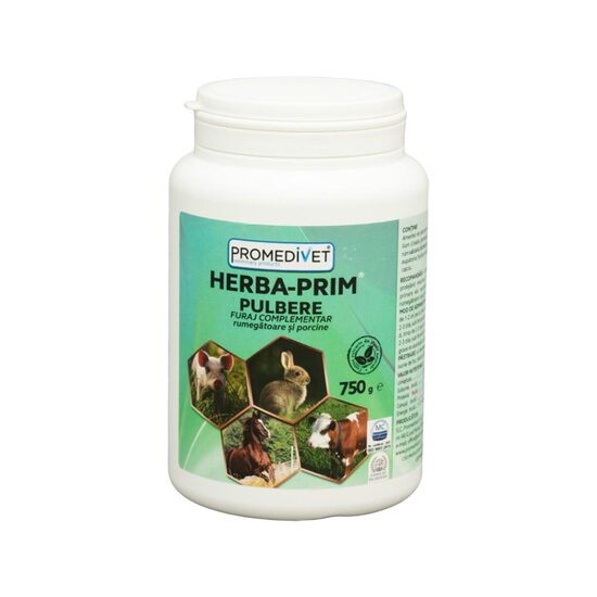 HERBA PRIM PULBERE FURAJ COMPLEMENTAR RUMEGATOARE/PORCINE 750G