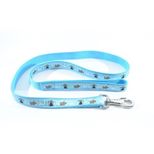 LESA PENTRU CAINI NYLON MOL CU MODEL LIGHT BLUE 20MM*130CM/L5502.20130B