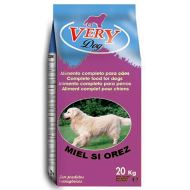 HRANA USCATA  PENTRU CAINI VERY DOG ADULT MINI MIEL/OREZ 20KG 
