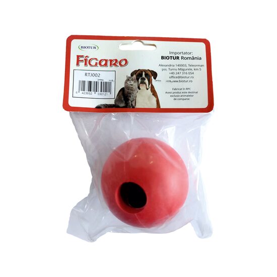 JUCARIE PENTRU CAINI MINGE DIN CAUCIUC CU CLOPOTEL MICA 6CM