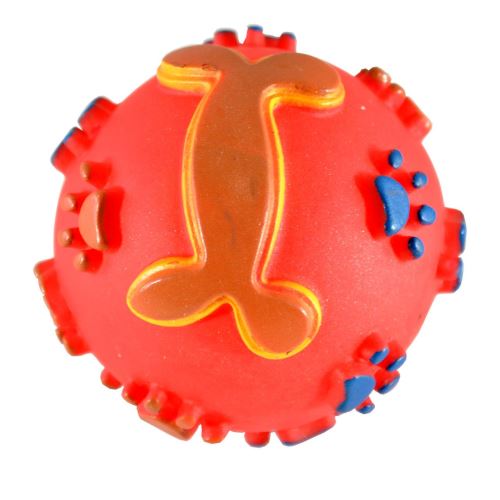 JUCARIE PENTRU CAINI SI PISICI MINGE VINIL CU LABUTE SI OS, 8CM/VTS0022-1