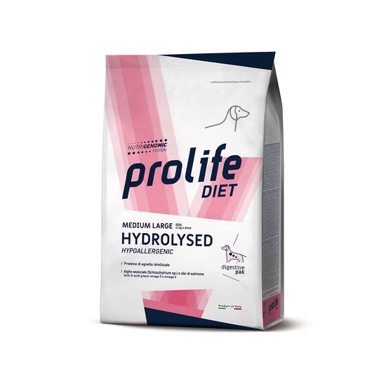 DIETA VETERINARA USCATA PROLIFE HIPOALERGENIC HIDROLIZAT MIEL PENTRU CAINI DE TALIE MEDIE/MARE 2 KG