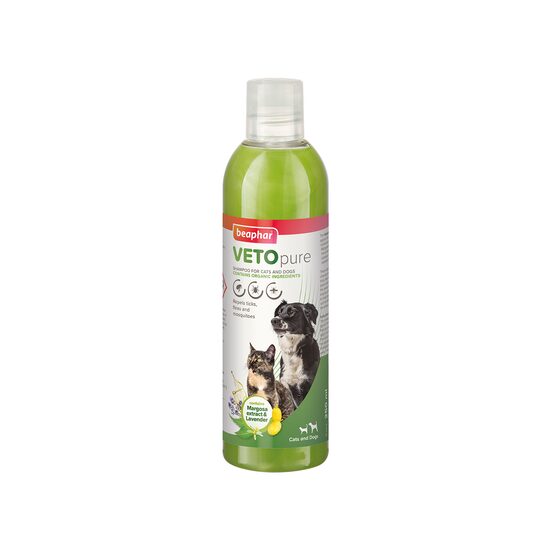 SAMPON ANTIPARAZITAR PENTRU CAINI SI PISICI VETOPURE BEAPHAR 250ML