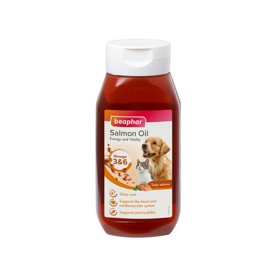 SUPLIMENT NUTRITIV PENTRU CAINI SI PISICI ULEI DE SOMON BEAPHAR 430ML /1000630