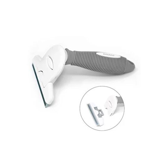 BIOZOO PERIE CU CUTIT DETASABIL SI MANER ANTIBACTERIAN CAINI SI PISICI M 17.5x8.5CM