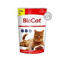 BIOCAT HRANA UMEDA PENTRU PISICI CU VITA IN SOS - 24 PLICURI x 100G