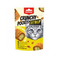 WANPY RECOMPENSE PENTRU PISICI SNACK PERNUTE CROCANTE CU PUI & CATNIP 60G