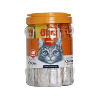 WANPY RECOMPENSE PENTRU PISICI SNACK CREMA CU PUI + PUI & CRAB 40X14G