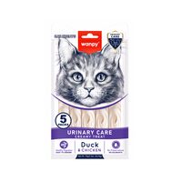 WANPY RECOMPENSE PENTRU PISICI SNACK CREMA URINARY CARE CU RATA & PUI DISPLAY (12 PACHETE X 5 PLICULETE X 14 G)