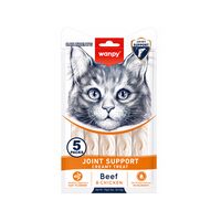 WANPY RECOMPENSE PENTRU PISICI SNACK CREMA JOINT SUPPORT CU VITA & PUI DISPLAY (12 PACHETE X 5 PLICULETE X 14 G)