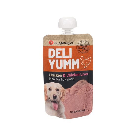FLAMINGO RECOMPENSE PENTRU CAINI DELI YUMM CREMA PUI&FICAT DE PUI 90G