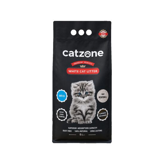 CATZONE CLUMPING NISIP SUPER PREMIUM ANTI-BACTERIAN 5L/4.2KG