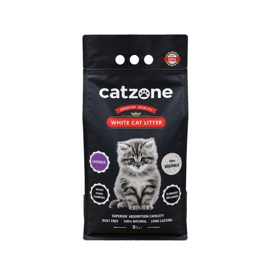 CATZONE CLUMPING NISIP SUPER PREMIUM LAVANDA 5L/4.2KG