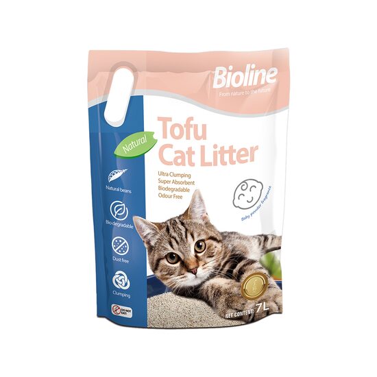 BIOLINE TOFU NISIP PREMIUM BABY POWDER 7L/2.8KG